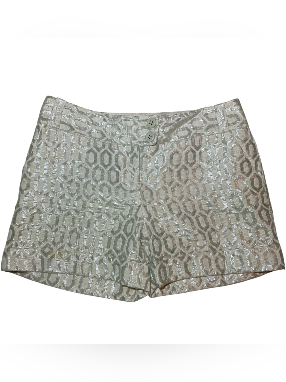 The Limited Cassidy Fit Shorts in Cotton Metallic Blend
